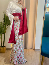 Yasmin Elegant White Satin Thob Dress