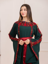 Nasma Green Thob Dress