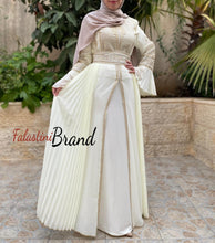 Wonderful Ivory with Golden Details Kaftan