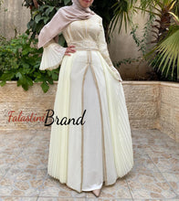 Wonderful Ivory with Golden Details Kaftan