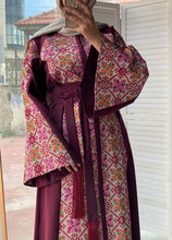 NAJMA Burgundy Thob Dress