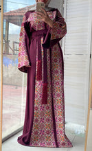 NAJMA Burgundy Thob Dress