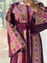 NAJMA Burgundy Thob Dress