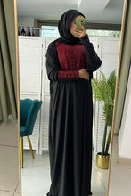 Free Size Embroidered Prayer Dress Hijab Scarf Islamic Abaya Soft Prayer Clothes