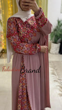 Elegant Somo Pink Shoulder Details Embroidered Dress